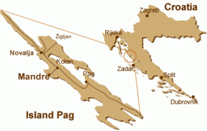 Insel Pag Kroatien